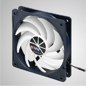 12V Gleichstrom 120mm Kukri Leiser Kühlventilator mit 9 Blättern und PWM-Funktion - TITAN Speziell entworfener Kühlventilator - Kukri 9-Blatt-Serie. Großartige Lüfterblätter entschieden Kühlenergie